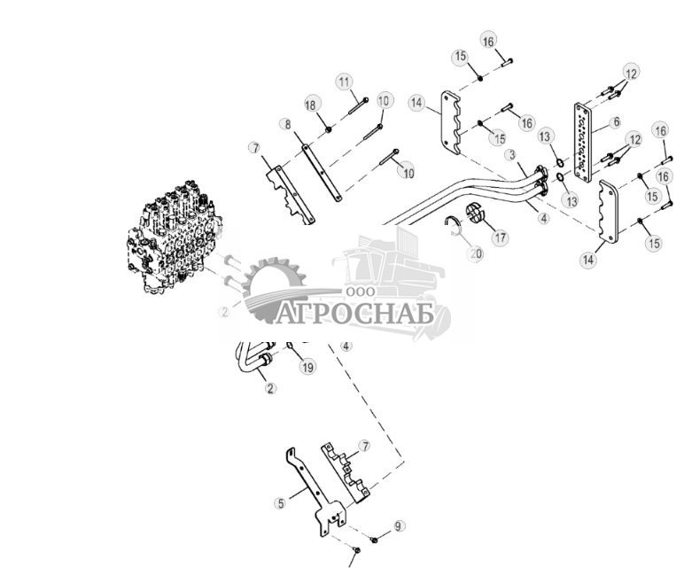 Гидросистема для заднего вспомогательного трубопровода - ST807229 266.jpg